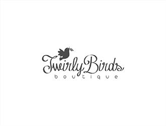 Twirly Birds Boutique logo design by hole
