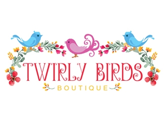 Twirly Birds Boutique logo design by Roma