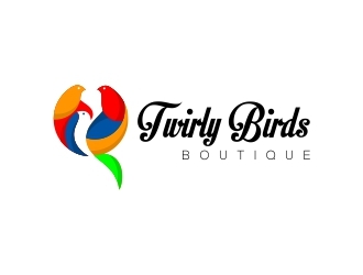 Twirly Birds Boutique logo design by b3no