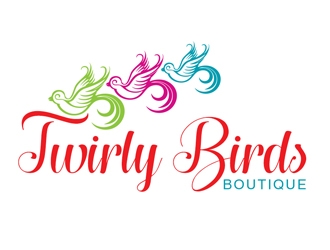 Twirly Birds Boutique logo design by Roma