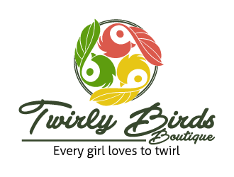 Twirly Birds Boutique logo design by fastsev