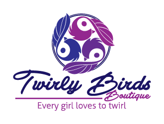 Twirly Birds Boutique logo design by fastsev