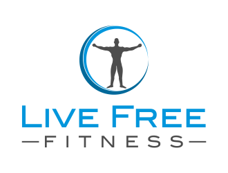 Live Free Fitness logo design by done