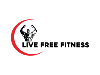 Live Free Fitness logo design by giphone