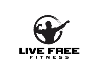 Live Free Fitness logo design by b3no