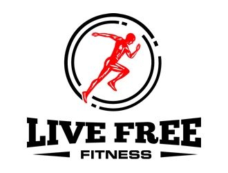 Live Free Fitness logo design by Coolwanz