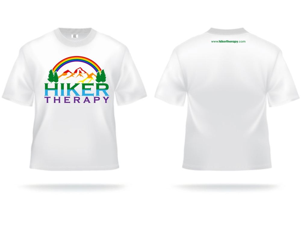 Hiker Therapy    Since 2012 logo design by jaize