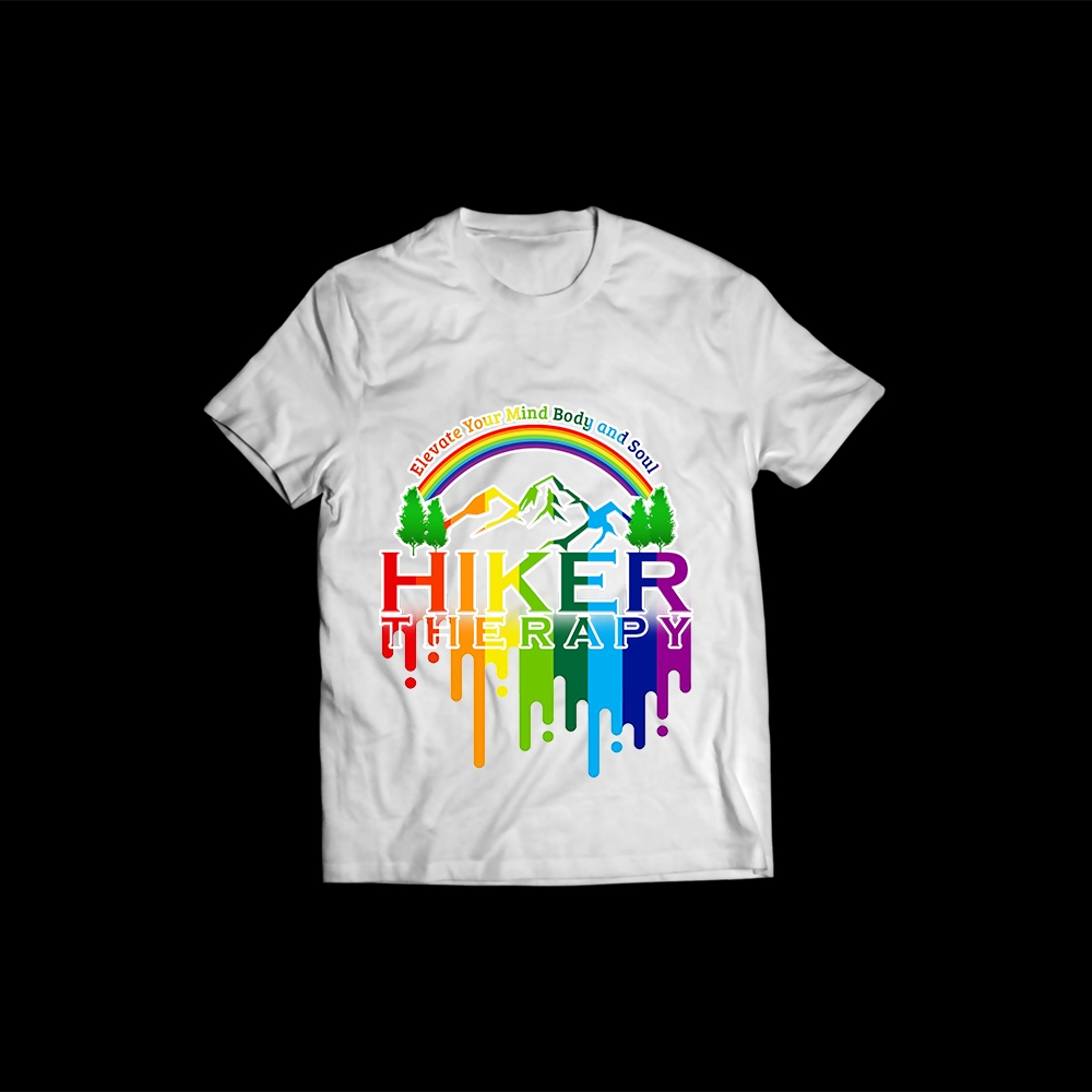 Hiker Therapy    Since 2012 logo design by zizo