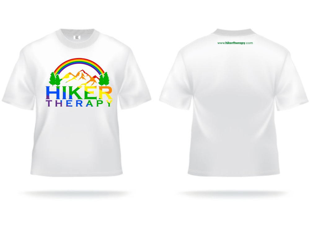 Hiker Therapy    Since 2012 logo design by jaize