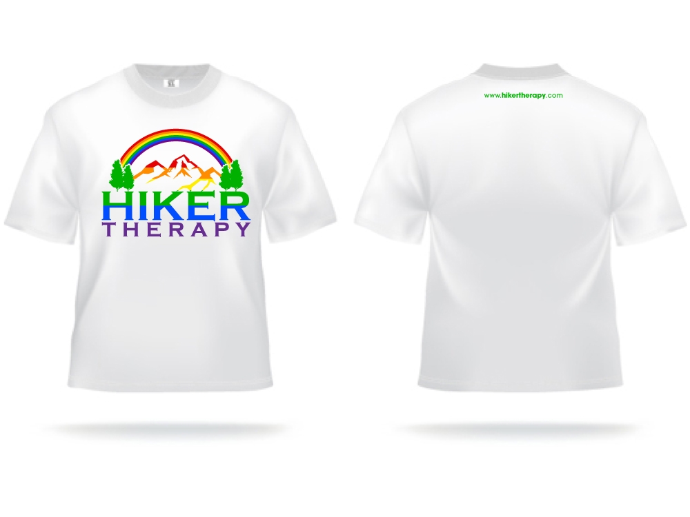 Hiker Therapy    Since 2012 logo design by jaize