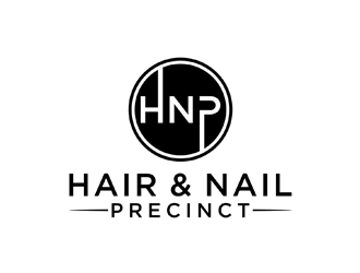 Hair & Nail Precinct logo design by johana