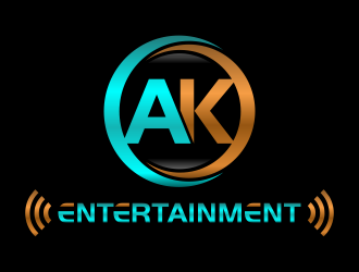 AK Entertainment logo design by ubai popi