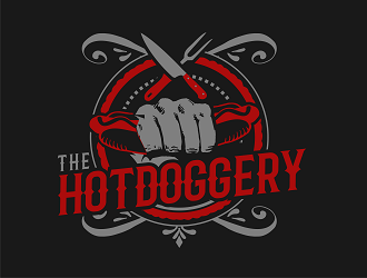 The Hotdoggery logo design by Republik