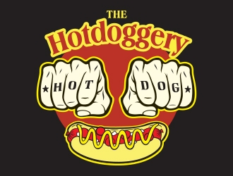The Hotdoggery logo design by Radovan