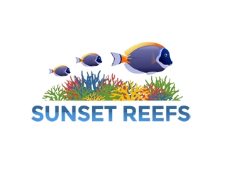 Sunset Reefs logo design by gilkkj