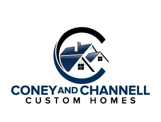 Coney and Channell custom homes  logo design by jaize