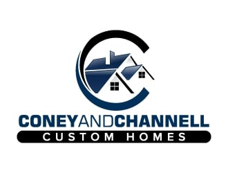Coney and Channell custom homes  logo design by jaize