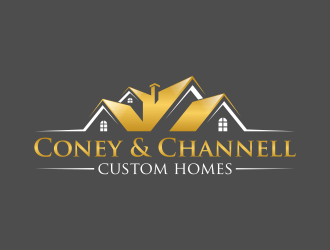 Coney and Channell custom homes  logo design by pakNton
