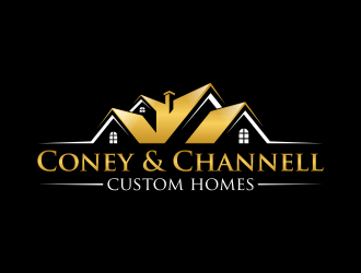 Coney and Channell custom homes  logo design by pakNton