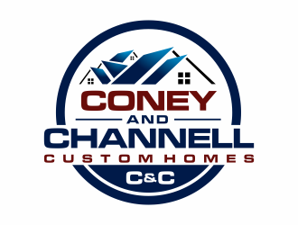 Coney and Channell custom homes  logo design by agus