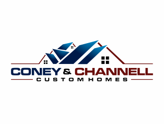 Coney and Channell custom homes  logo design by agus