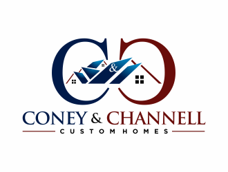 Coney and Channell custom homes  logo design by agus