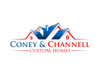 Coney and Channell custom homes  logo design by pakNton