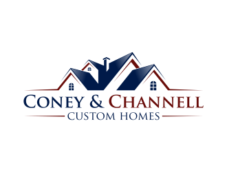 Coney and Channell custom homes  logo design by pakNton