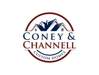 Coney and Channell custom homes  logo design by pakNton