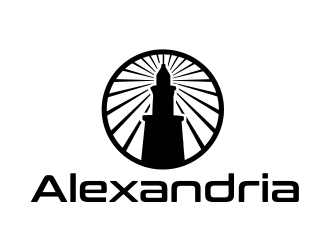 Alexandria logo design by AisRafa