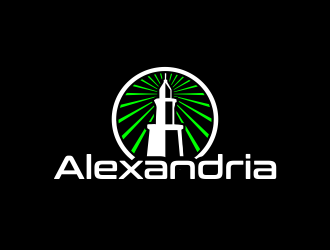Alexandria logo design by AisRafa