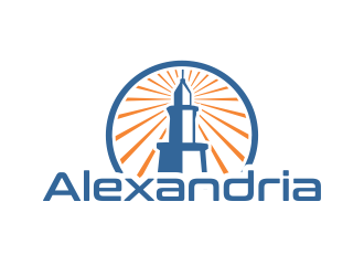 Alexandria logo design by AisRafa