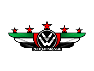 VW PERFORMANCE logo design by done