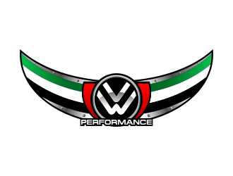 VW PERFORMANCE logo design by done