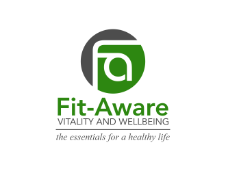 Fit-Aware - Vitality and wellbeing logo design by ingepro
