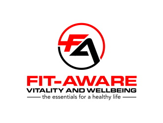 Fit-Aware - Vitality and wellbeing logo design by ingepro