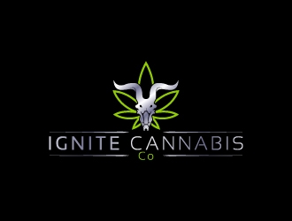 Ignite Cannabis Co logo design by Aelius