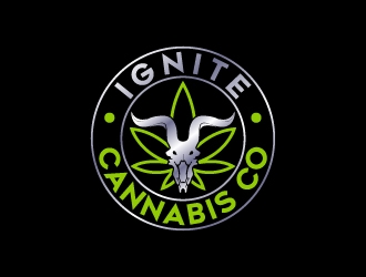Ignite Cannabis Co logo design by Aelius