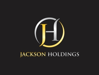 Jackson Holdings logo design by rokenrol