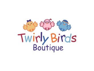 Twirly Birds Boutique logo design by logy_d