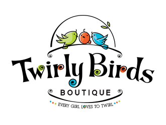 Twirly Birds Boutique logo design by vinve