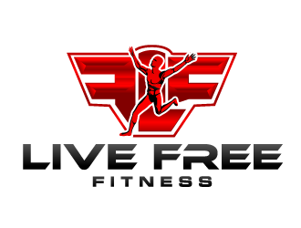 Live Free Fitness logo design by bezalel
