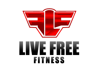 Live Free Fitness logo design by bezalel