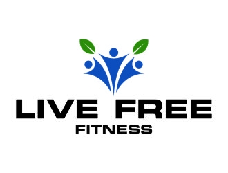 Live Free Fitness logo design by jetzu