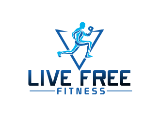 Live Free Fitness logo design by bosbejo