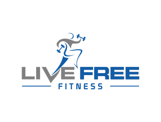 Live Free Fitness logo design by bosbejo