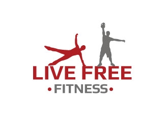Live Free Fitness logo design by Webphixo