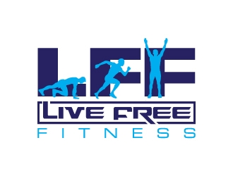 Live Free Fitness logo design by jpdesigner