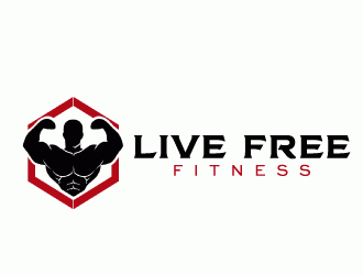 Live Free Fitness logo design by nehel