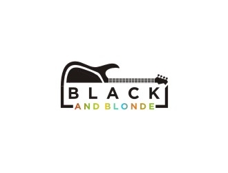 Black and Blonde logo design by bricton